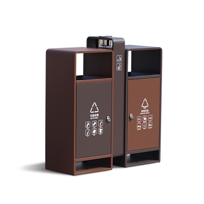 Bin Sbwriel Awyr Agored Mawr